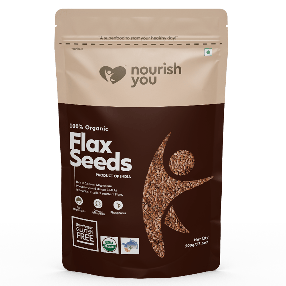 nourish you Raw Flax Seeds