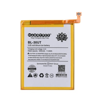 Mobatree BL-30UT Original Mobile Battery for Tecno I3, I3 Pro, 3000mAh (6 months Guarantee)