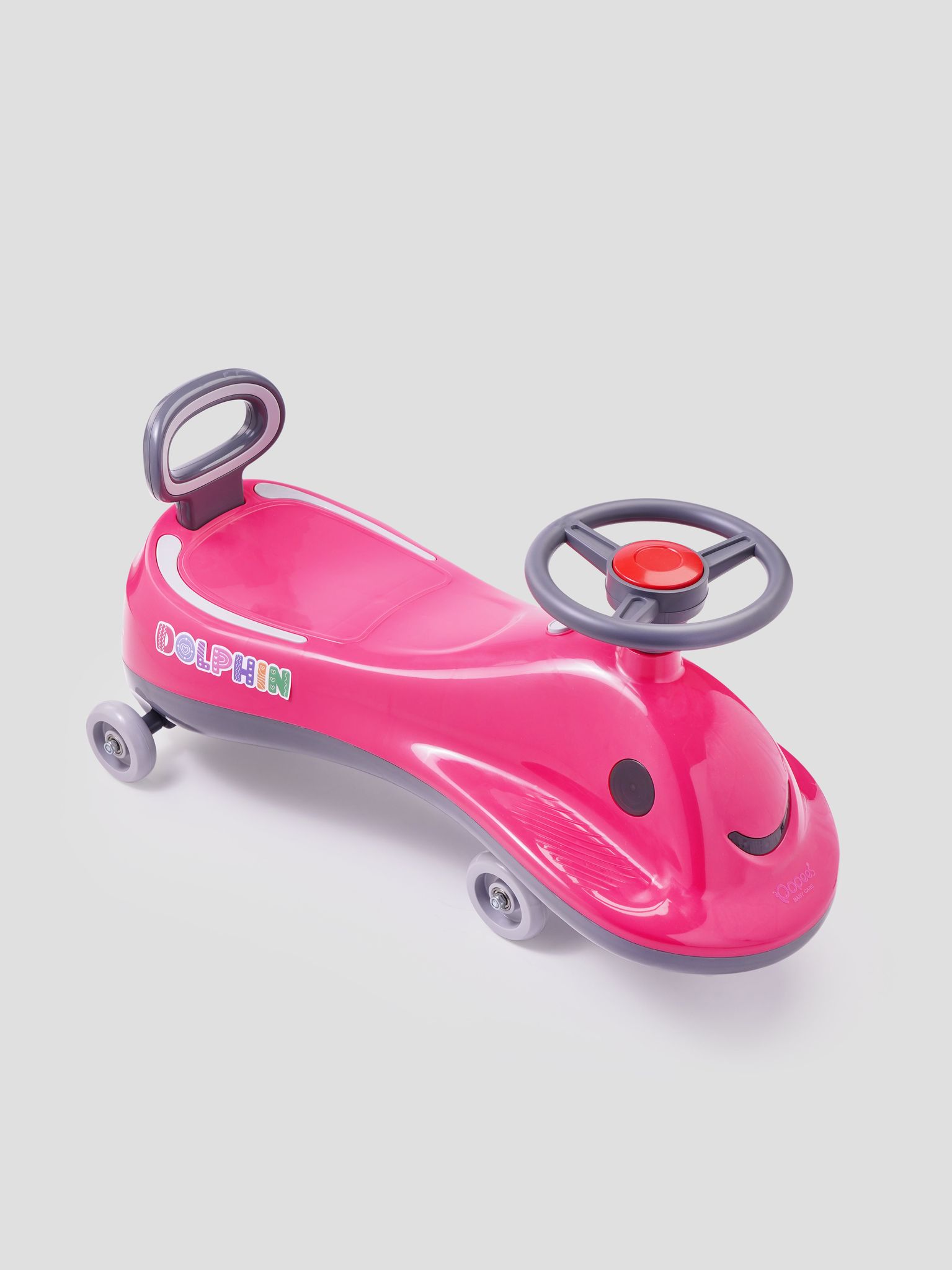 Swing Wheel Fun Ride-On Toy for Kids-Pink