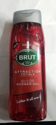 Brut Attraction Totale All-in-one Hair & body Shower gel 