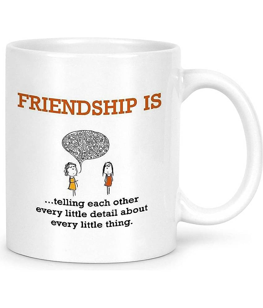 Idream Quote Printed Ceramic Coffee Mug 1 Pcs 330 mL