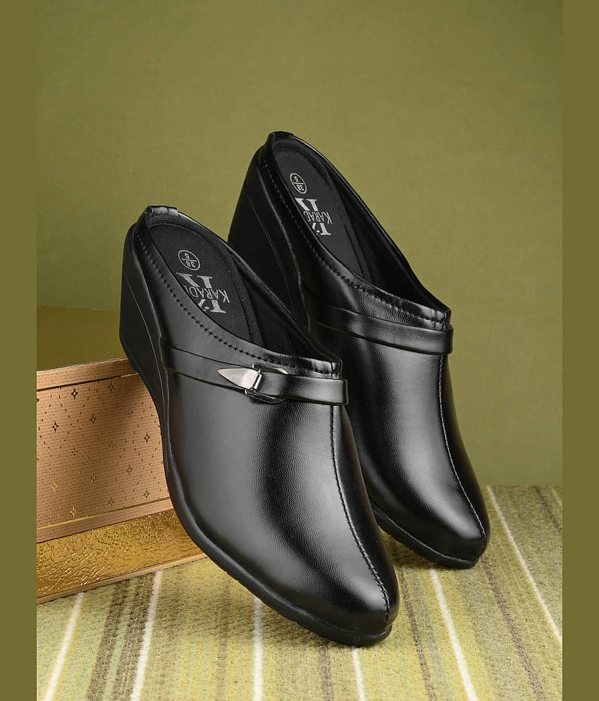 KARADDI Brown Women's Mules Heels