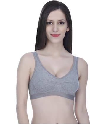 Elina Cotton Non Padded Women's Sports Bra ( Black )