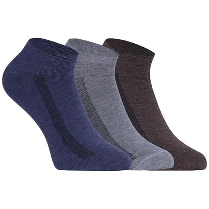 USOXO Men And Women's Plain Ankle Length Socks Multicolor 5