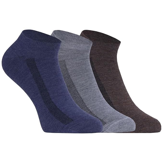 USOXO Men And Women's Plain Ankle Length Socks Multicolor 5