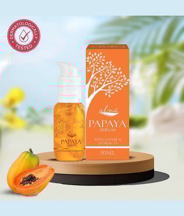 Alna Papaya Serum 50ml With Natural Extracts For All Skin Type , Pack of 1