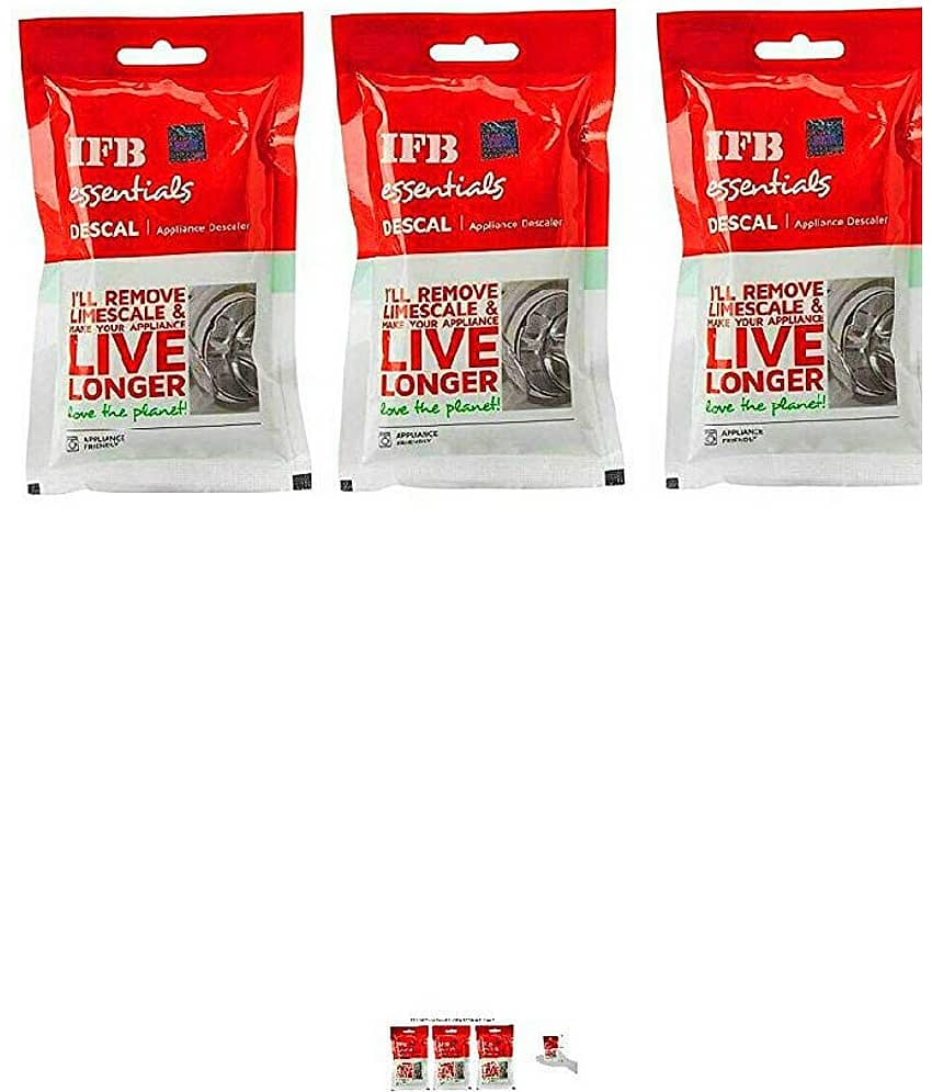 IFB Essentials Descaling Drum Cleaning Detergent Powder 100 gram each (pack of 3)