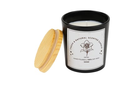 Orchid Whisper Aromatic Candle (100% Soy wax) - 50g Orchid Whisper Aromatic Candle (100% Soy wax) - 50g