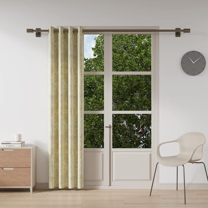 DDECOR - 100% Polyester Large Door 9 Ft|135 CM X 270 CM| - Beige
