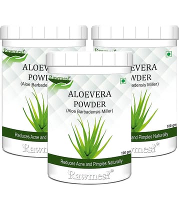 rawmest Aloevera Powder 300 gm Multivitamins Powder Pack of 3