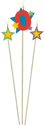 Numerical Star Pick Candle No. 0