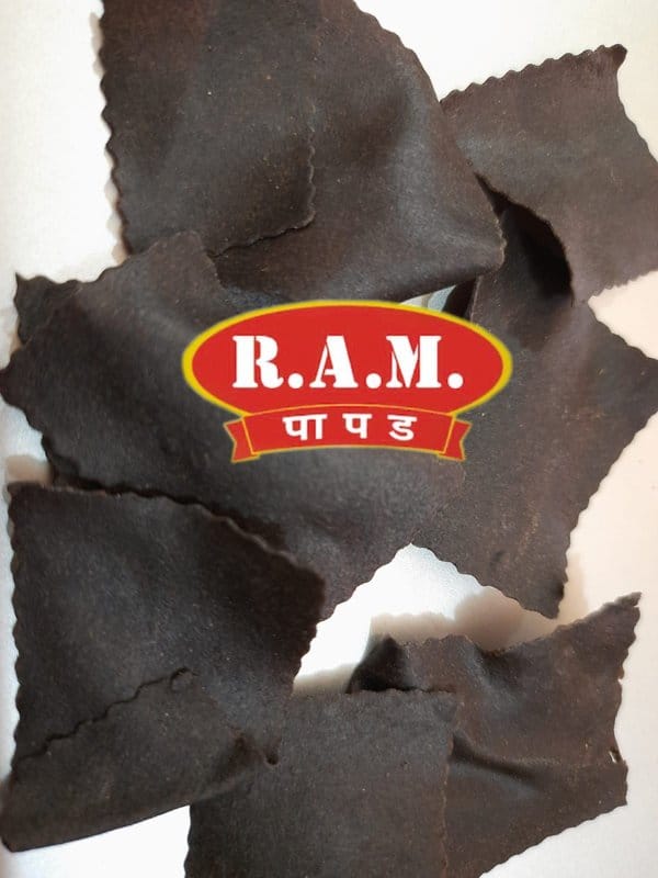 Ram Papad Nachani Mirgunda (200g) | Wholesome Ragi Finger Millet Fryums High Calcium Crunchy Snack