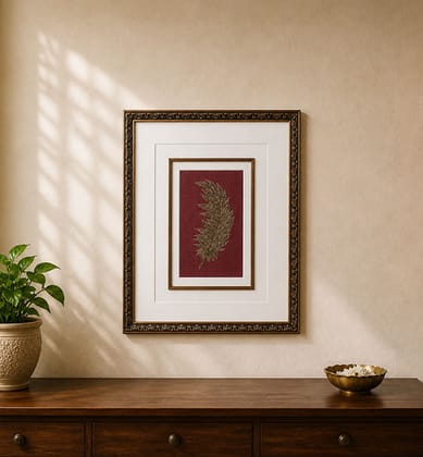 Handcrafted Zardozi Embroidered Wall Frame