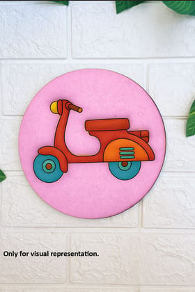 Dbeautify's DIY Scooter Pre-Marked MDF Base
