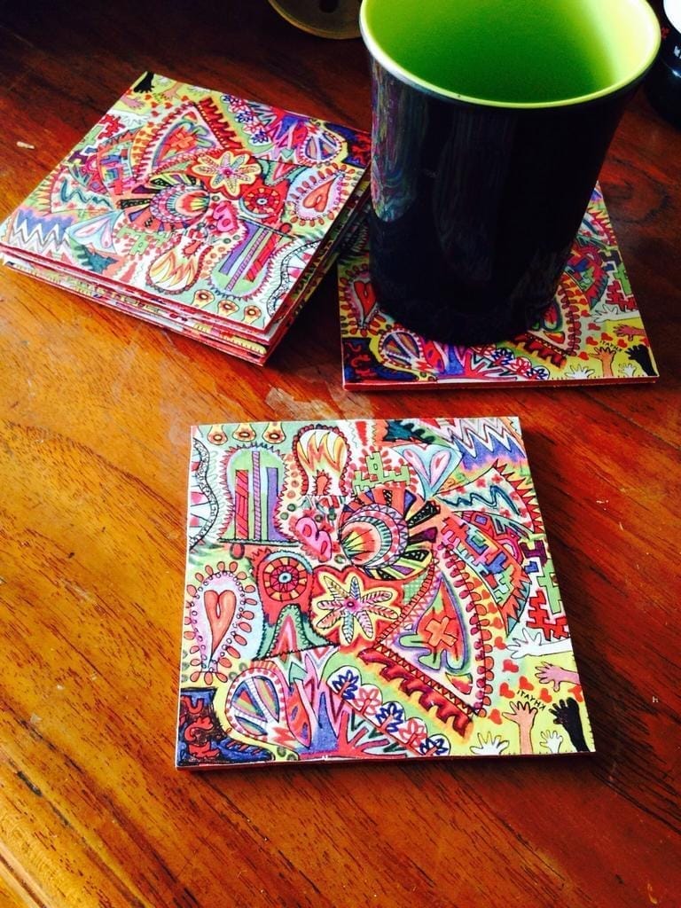 Spring-Fiesta Coasters
