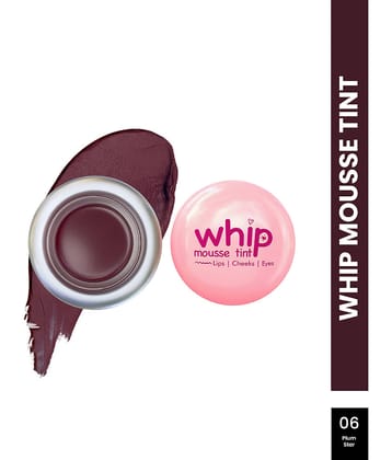 Glam21 Whip Mousse Tint For Eyes & Cheeks Vit-E, Jojoba Oil-Cherry Red Lip Stain 4 G