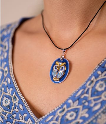 Owl Necklace - Dark