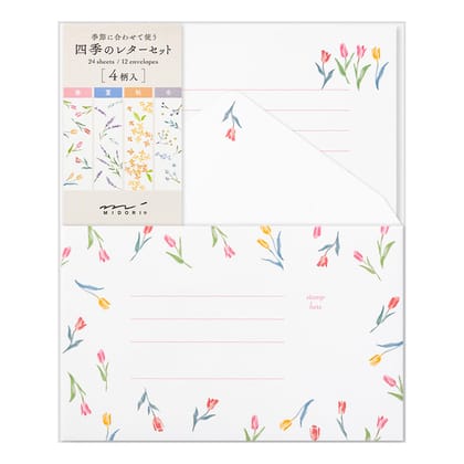Letter Set 510 Four seasons Seasonal Flowers