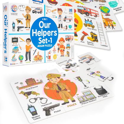 4in1 Our Helpers Jigsaw Puzzle