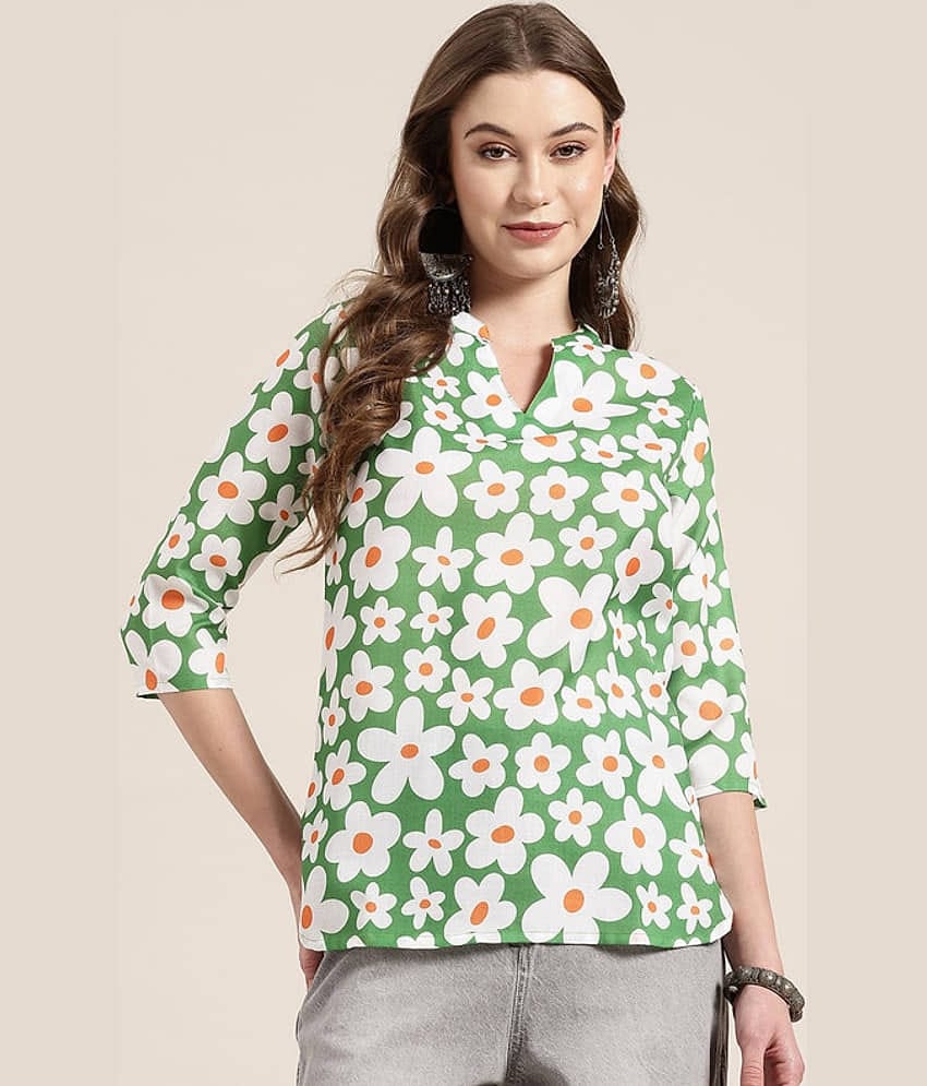 KETAKI FASHION Women Rayon Flex Printed Straight Kurti ( Multicolor9 )