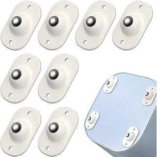 8 Pc Self Adhesive Mini Swivel Casters Wheels,Universal Wheels at The Bottom of The Storage Box, Swivel Caster Wheels 360 Degree Rotation Pulley for Furniture Various Storage Boxes (8) 8 Pc Self Adhesive Mini Swivel Casters Wheels,Universal Wheels at The Bottom of The Storage Box, Swivel Caster Wheels 360 Degree Rotation Pulley for Furniture Various Storage Boxes (8)
