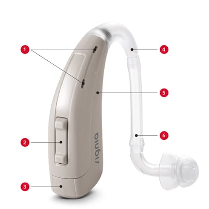 Signia Hearing Aid Machine Lotus Run SP BTE