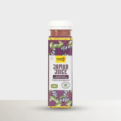 KisaanSay Jamun Juice No Added Sugar, Flavours & Colours KisaanSay Jamun Juice No Added Sugar, Flavours & Colours