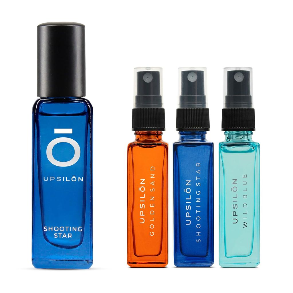 UPSILON Combo Pack of Long Lasting Pocket Perfumes with Shooting Star Eau De Parfum | Fresh & Powerful Fragrance Spray Travel Friendly Luxury Parfum Scent | 44ml - Pack Of 2