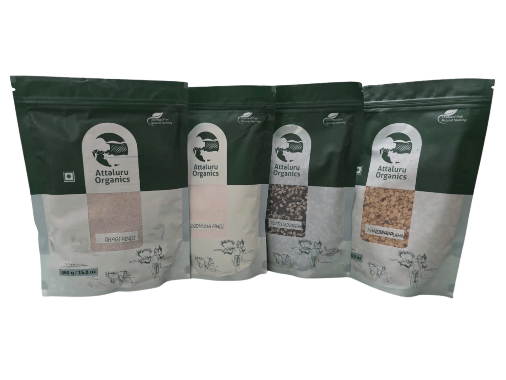 Attaluru Organics High Protein Dal & Flour Pack