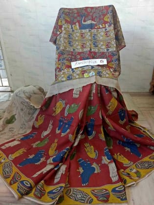 AWESOME LINEN COTTON PRINTED SAREE - 1976