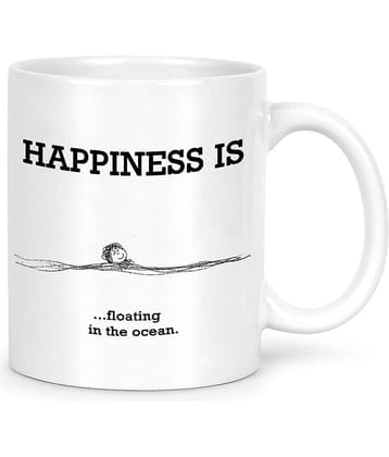 Idream Quote Printed Ceramic Coffee Mug 1 Pcs 330 mL