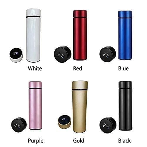 Smart Vacuum Flask with LED Temperature Display, Stainless Steel Thermos Water Bottle, Coffee Mug, Travel Tumbler-500ml