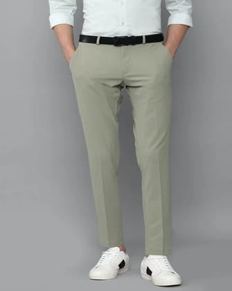 Solid Slim Fit Trousers