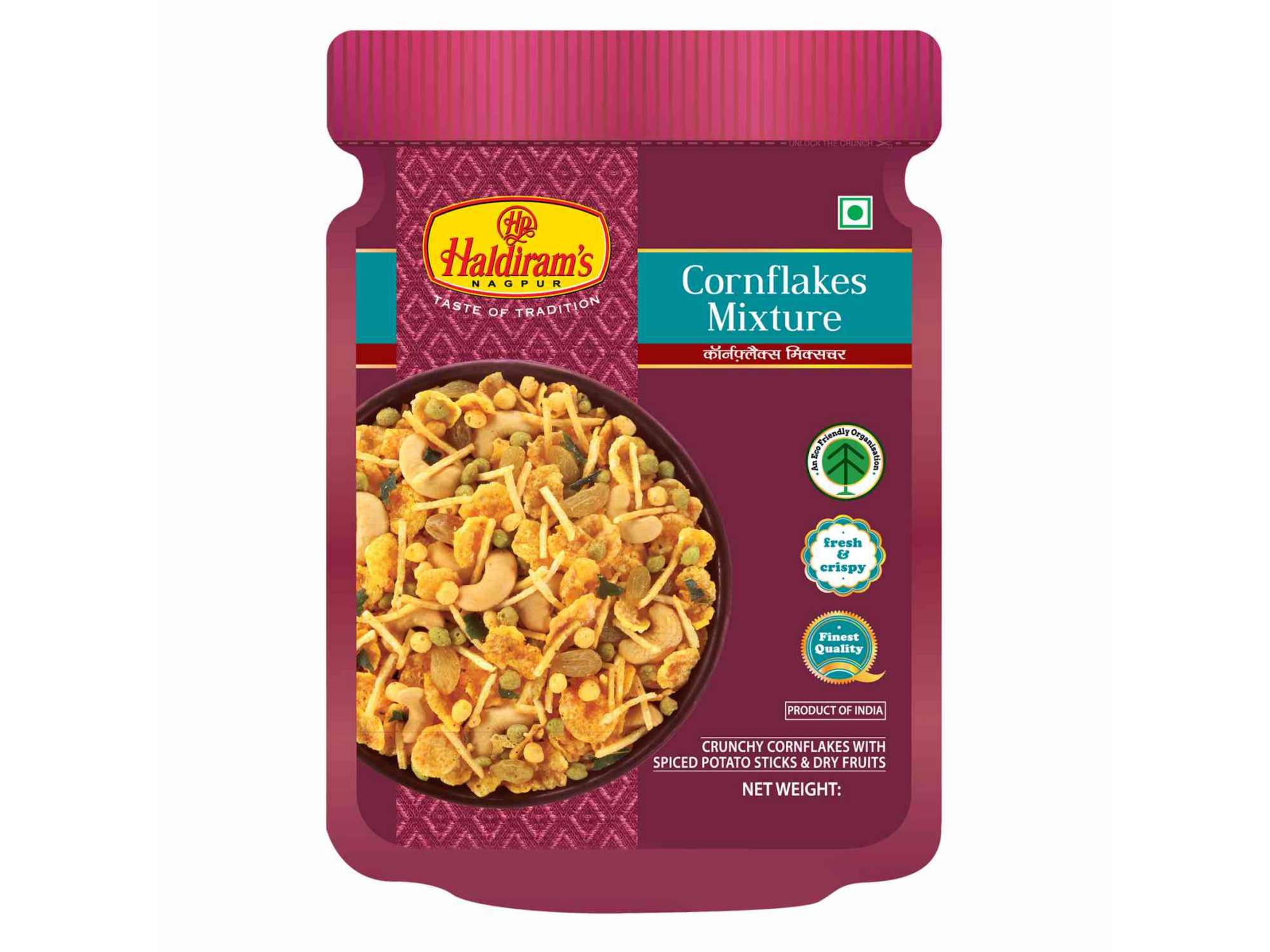 Haldiram's Corn Flakes Mixture Namkeen - 350 gm