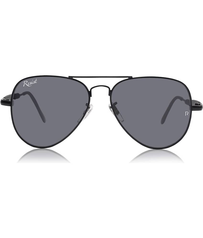 RESIST EYEWEAR Black Pilot Sunglasses ( Pack of 1 )