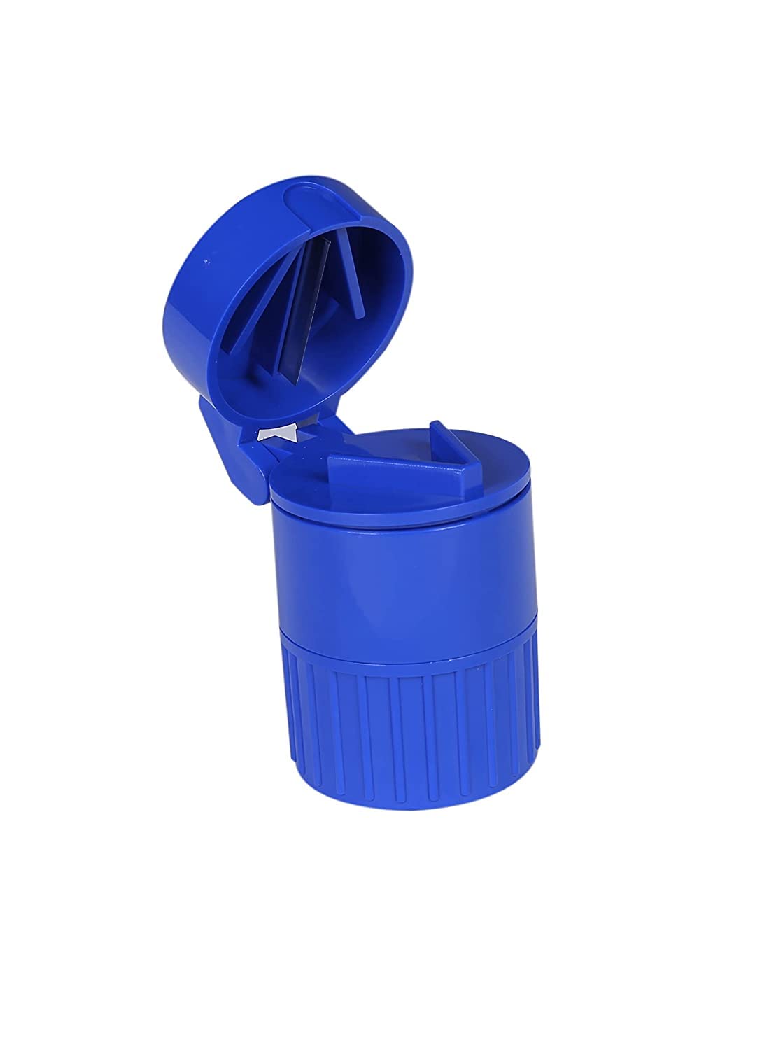 Ezyfit Multifunction 4 In 1 Portable Round Tablet Crusher and Cutter, Pill Crusher and Splitters for Cutting Large, Small Pills Medicine