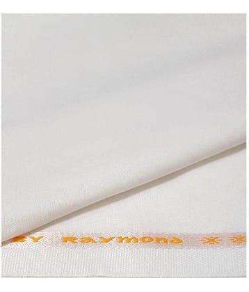 Raymond White Poly Viscose Unstitched Pant Pc