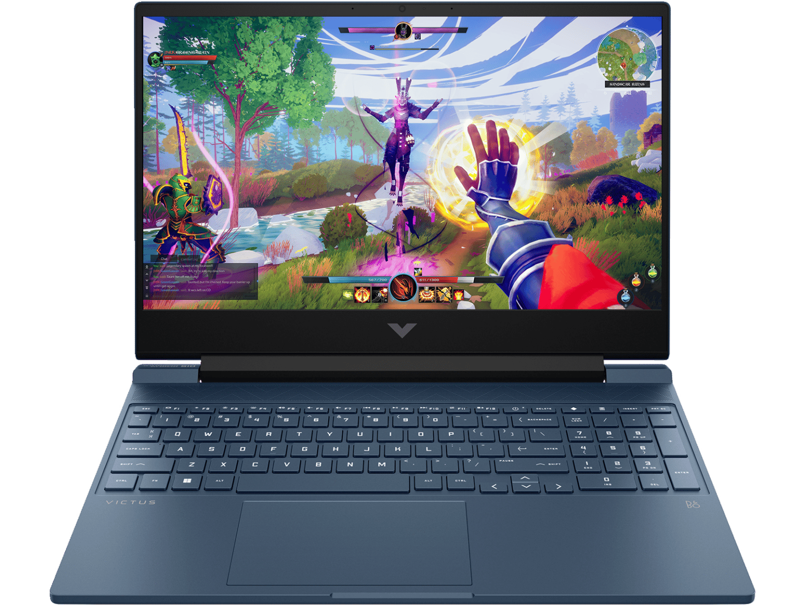 HP Victus 39.6 cm (15.6) Gaming Laptop, AMD Ryzen™ 5 processor ,8 GB DDR4 RAM ,512 GB SSD Hard Drive , Blue,15-fb0184AX