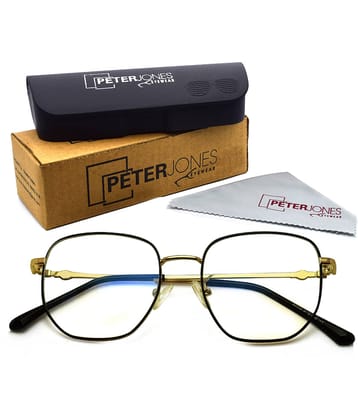 Unisex Blue Cut & Anti-glare Computer Glasses | For Computer Mobile TV | Eye Protection | Zero Power | Brand - Peter Jones