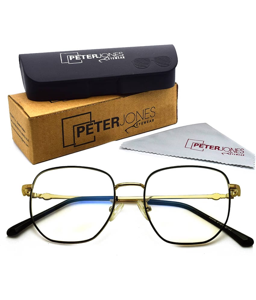 Unisex Blue Cut & Anti-glare Computer Glasses | For Computer Mobile TV | Eye Protection | Zero Power | Brand - Peter Jones