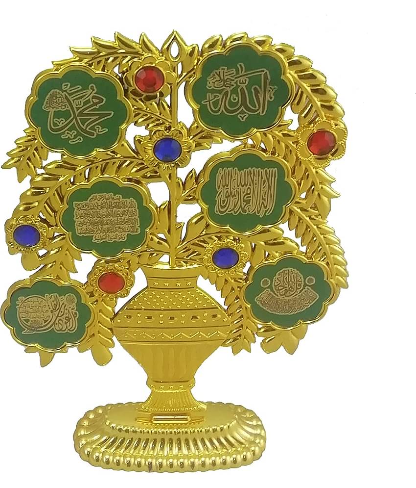 PAYSTORE - Plastic Allah Mohhamad Tree Shopwiece ( Pack of 1 )