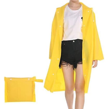 Romano nx Waterproof Transparent Rain Overcoat for Women-Large