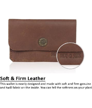 Hide&Sleek - Leather Unisex Long Card Holder ( Pack of 1 )