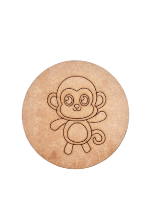 Dbeautify's MDF DIY Monkey Pre-Marked Base