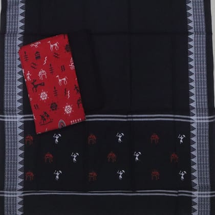 American Red Village Design Bomkai Dress Set American Red Village Design Bomkai Dress Set