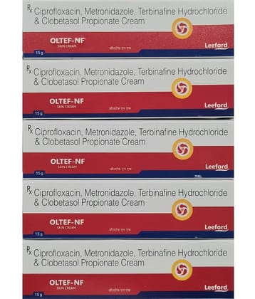 OLTEF NF SKIN BURN CREAM 15 GM ( PACK OF 5) 2 Pack Of 5