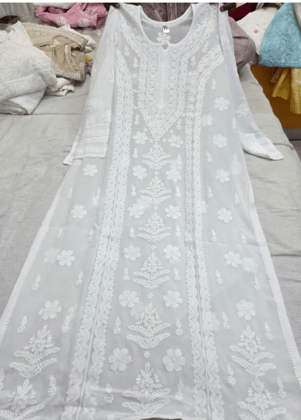 Long kurti pure viscose georgette