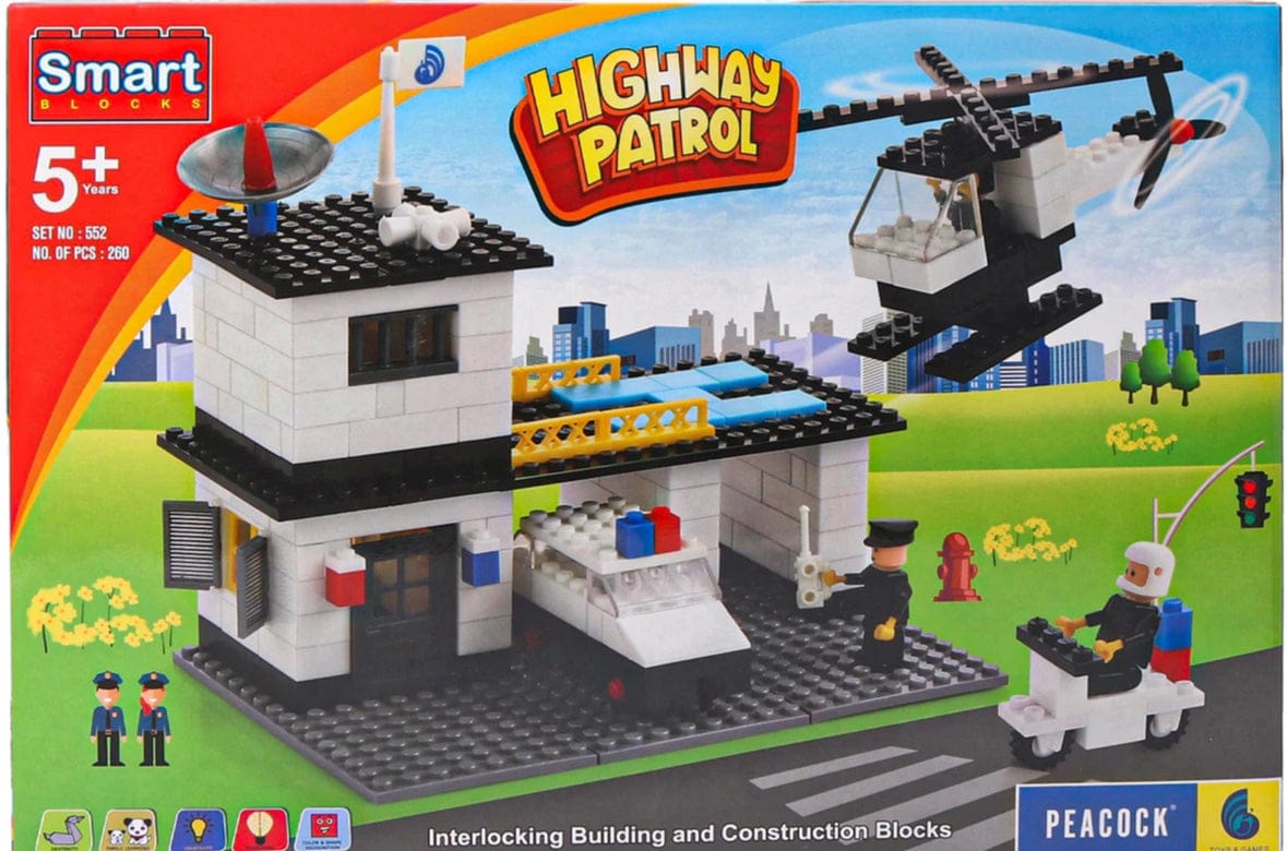 Highway petrol ( a perfect Lego game for 5 year+) -260 pieces
