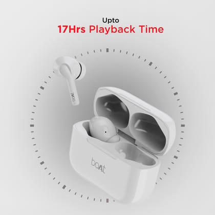 boAt Airdopes 163 | Wireless Earbuds with Massive Playback of upto 17 Hour, IPX5 Water & Sweat Resistance, IWP Technology, Type C Interface boAt Airdopes 163 | Wireless Earbuds with Massive Playback of upto 17 Hour, IPX5 Water & Sweat Resistance, IWP Tec