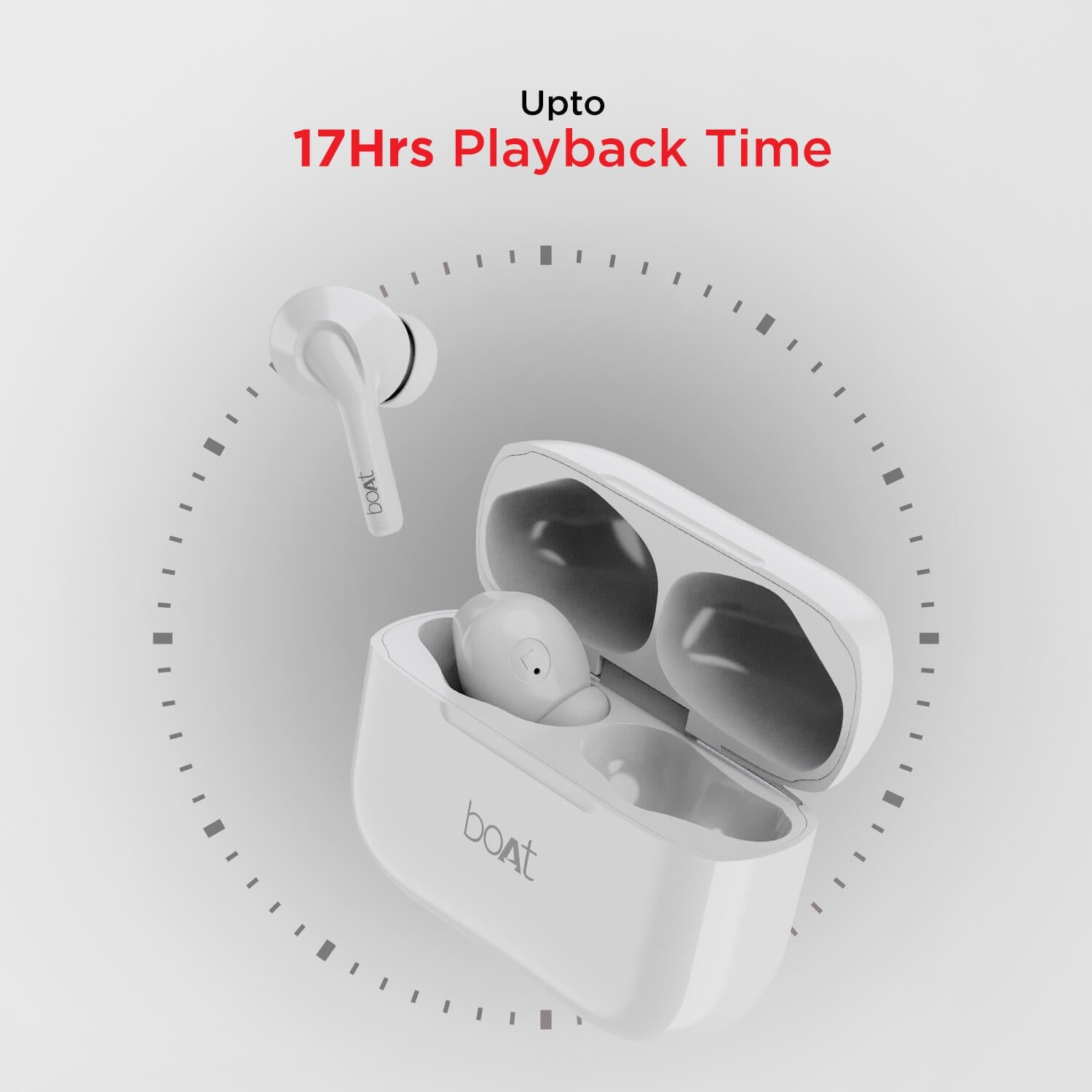 boAt Airdopes 163 | Wireless Earbuds with Massive Playback of upto 17 Hour, IPX5 Water & Sweat Resistance, IWP Technology, Type C Interface boAt Airdopes 163 | Wireless Earbuds with Massive Playback of upto 17 Hour, IPX5 Water & Sweat Resistance, IWP Tec